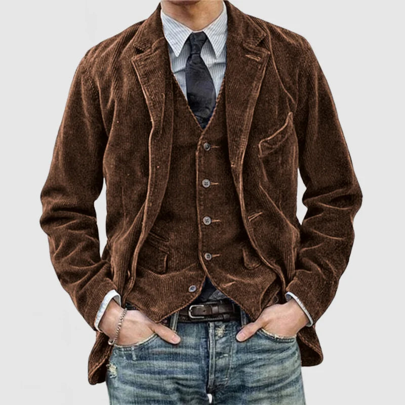 Elliot™ | Retro Blazer and Vest Ensemble