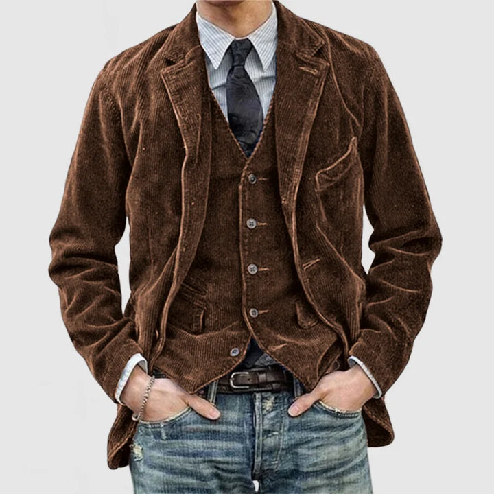 Elliot™ | Retro Blazer and Vest Ensemble