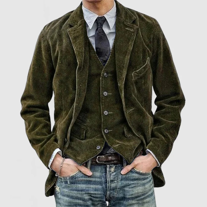 Elliot™ | Retro Blazer and Vest Ensemble