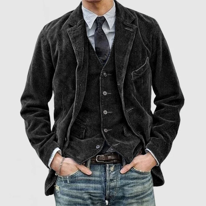 Elliot™ | Retro Blazer and Vest Ensemble