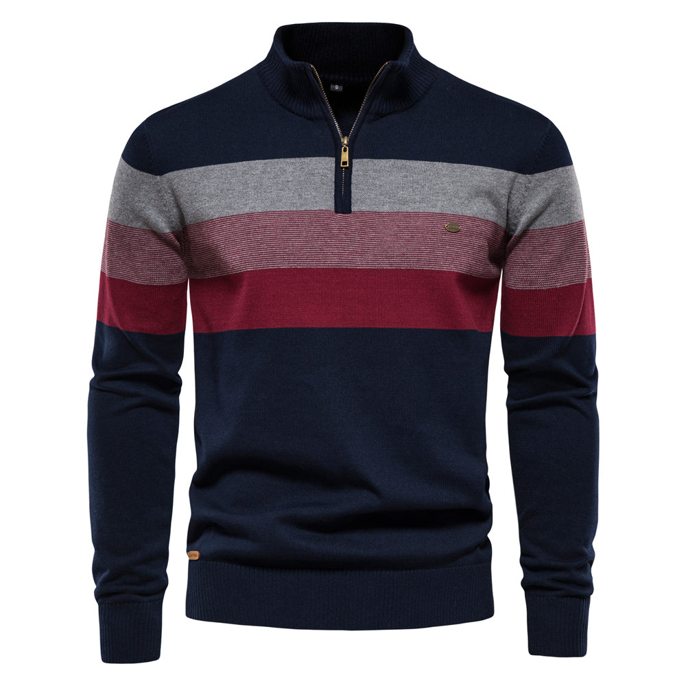Oliver™ | Patchwork Zip Sweater