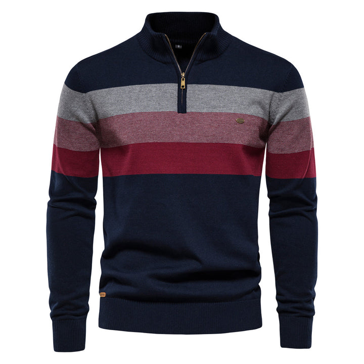 Oliver™ | Patchwork Zip Sweater