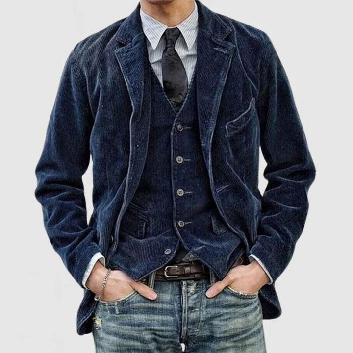 Elliot™ | Retro Blazer and Vest Ensemble