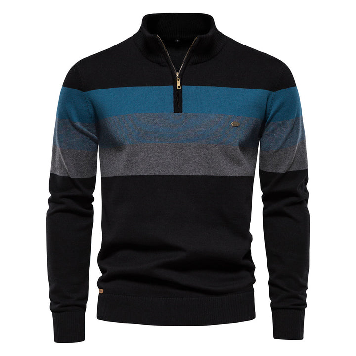 Oliver™ | Patchwork Zip Sweater