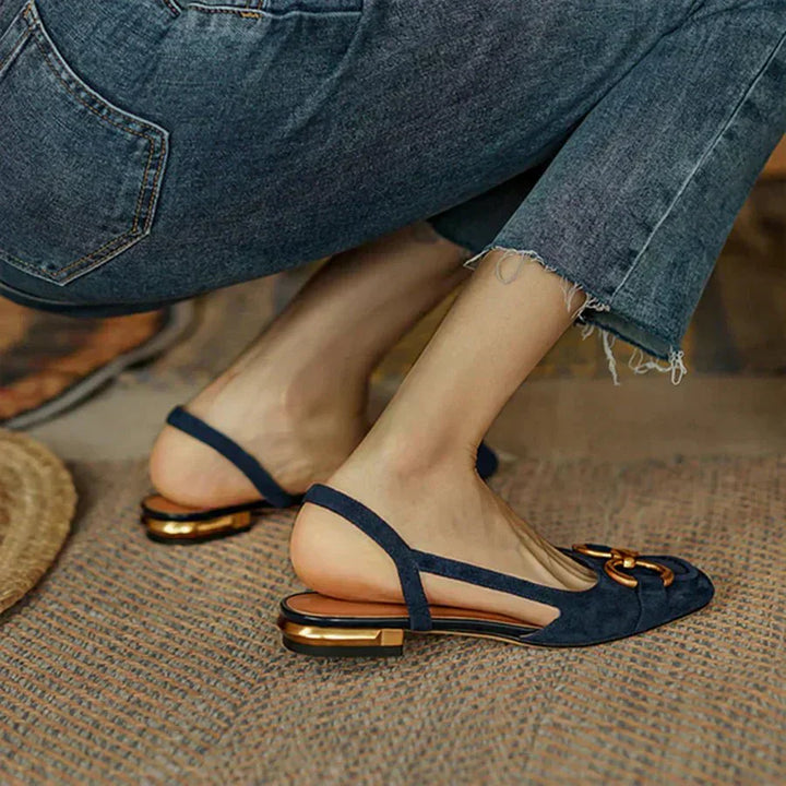 CAMILA™ - ORTHOPAEDIC LEATHER BUCKLE SANDALS