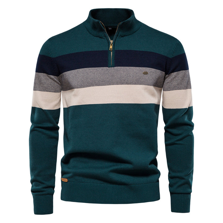 Oliver™ | Patchwork Zip Sweater